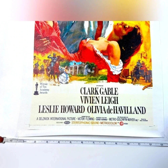 Gone with the Wind - Canvas Poster - 13”x 19” 🔥💨 - Picture 5 of 6